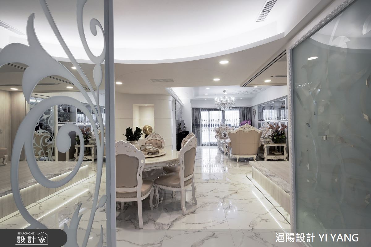 55坪新成屋(5年以下)＿奢華風餐廳案例圖片＿浥陽設計 YI YANG＿浥陽_新北雲天綠第｜奢華風之5