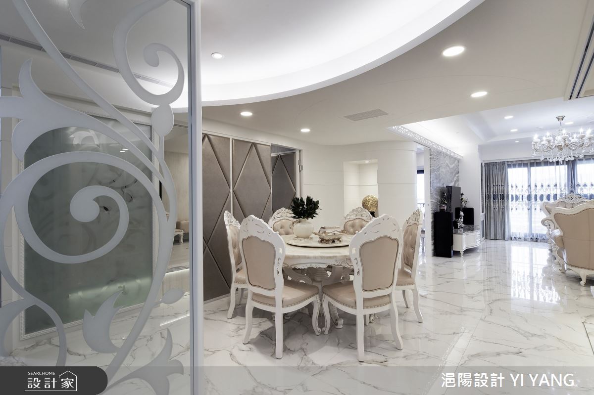 55坪新成屋(5年以下)＿奢華風餐廳案例圖片＿浥陽設計 YI YANG＿浥陽_新北雲天綠第｜奢華風之6