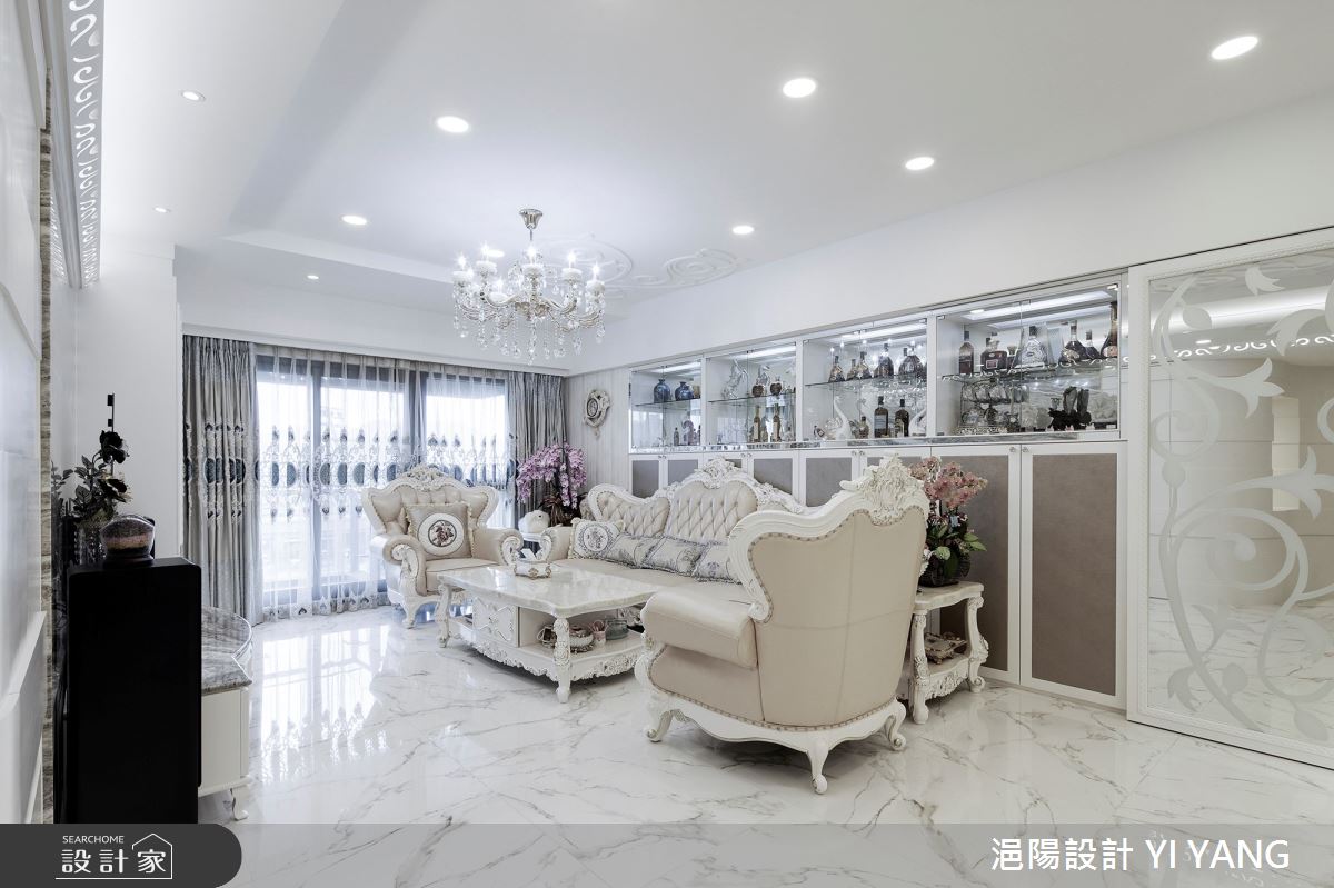 55坪新成屋(5年以下)＿奢華風客廳案例圖片＿浥陽設計 YI YANG＿浥陽_新北雲天綠第｜奢華風之15