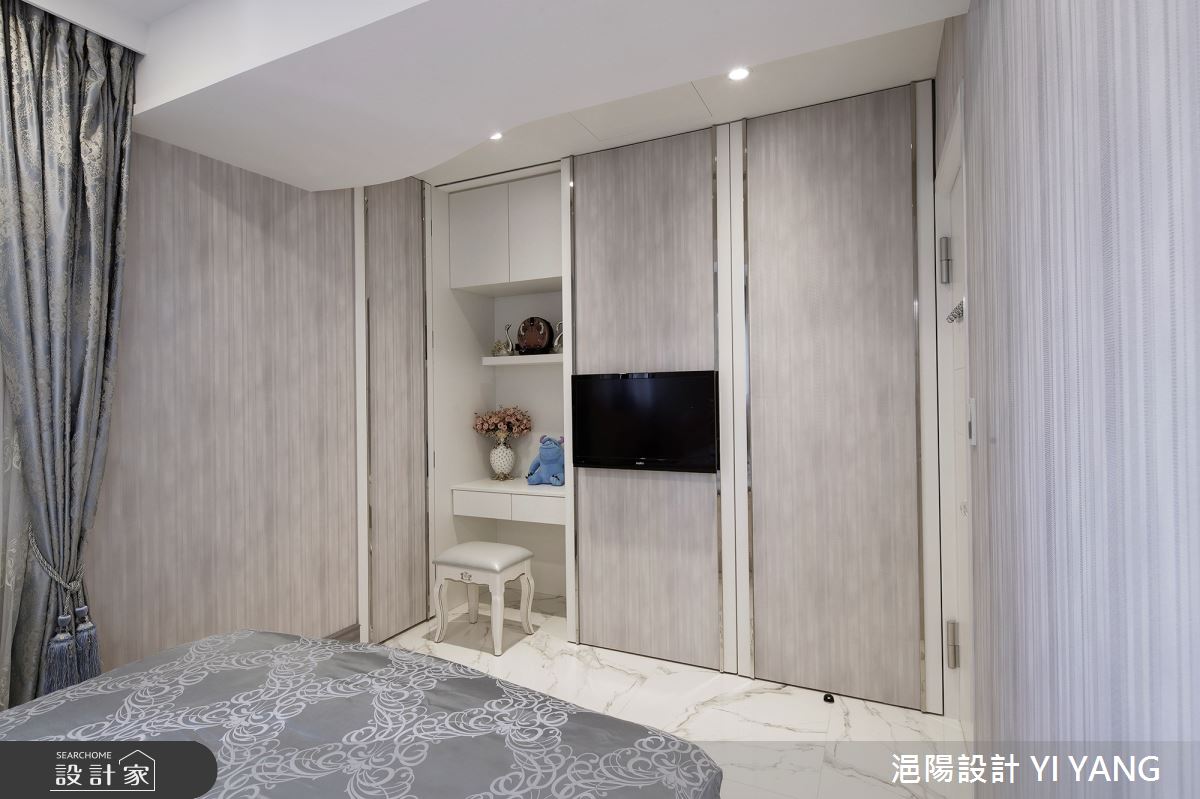 55坪新成屋(5年以下)＿奢華風臥室案例圖片＿浥陽設計 YI YANG＿浥陽_新北雲天綠第｜奢華風之25