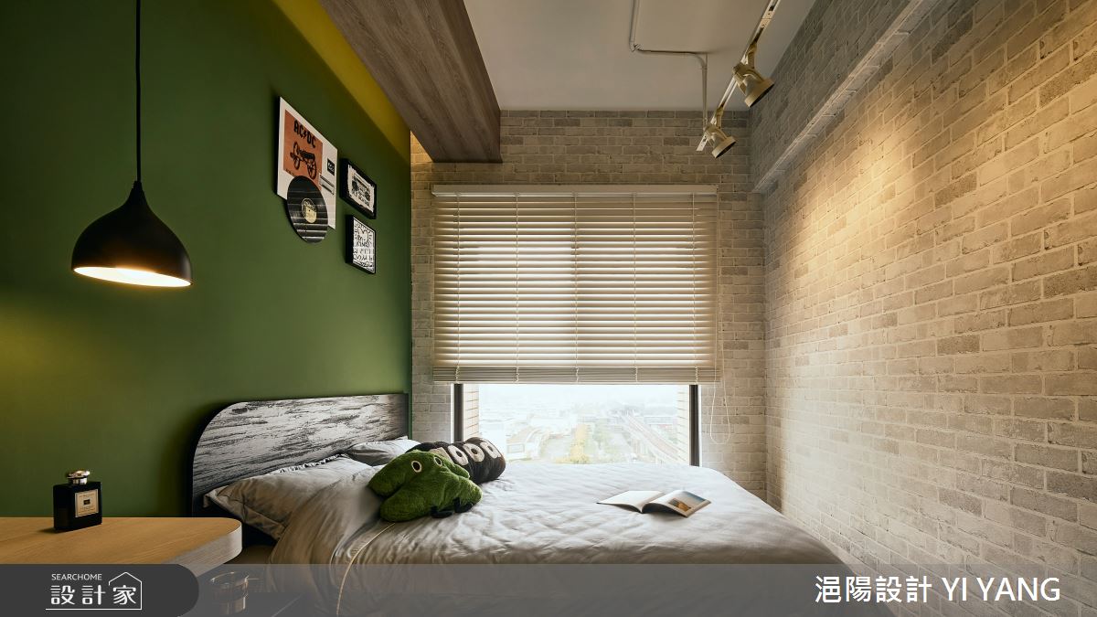13坪中古屋(5~15年)＿現代工業風臥室案例圖片＿浥陽設計 YI YANG＿浥陽_青埔寶徠花園｜現代工業風之9