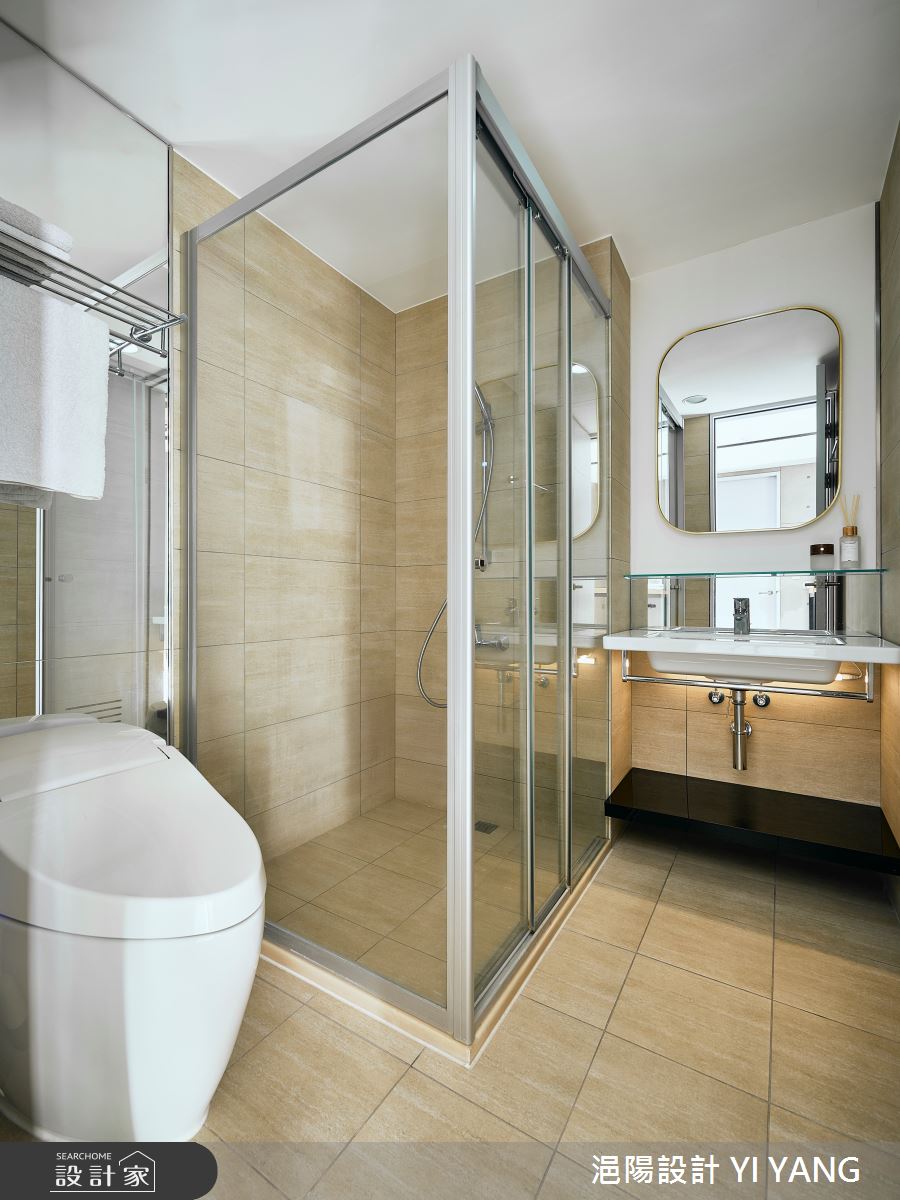 13坪中古屋(5~15年)＿現代工業風浴室案例圖片＿浥陽設計 YI YANG＿浥陽_青埔寶徠花園｜現代工業風之12