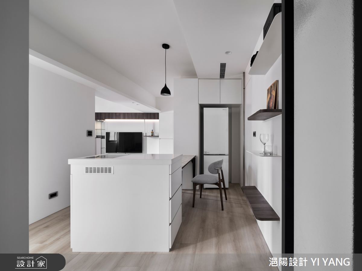 20坪老屋(31~40年)＿現代風餐廳中島案例圖片＿浥陽設計 YI YANG＿浥陽_延續之境｜現代風之6