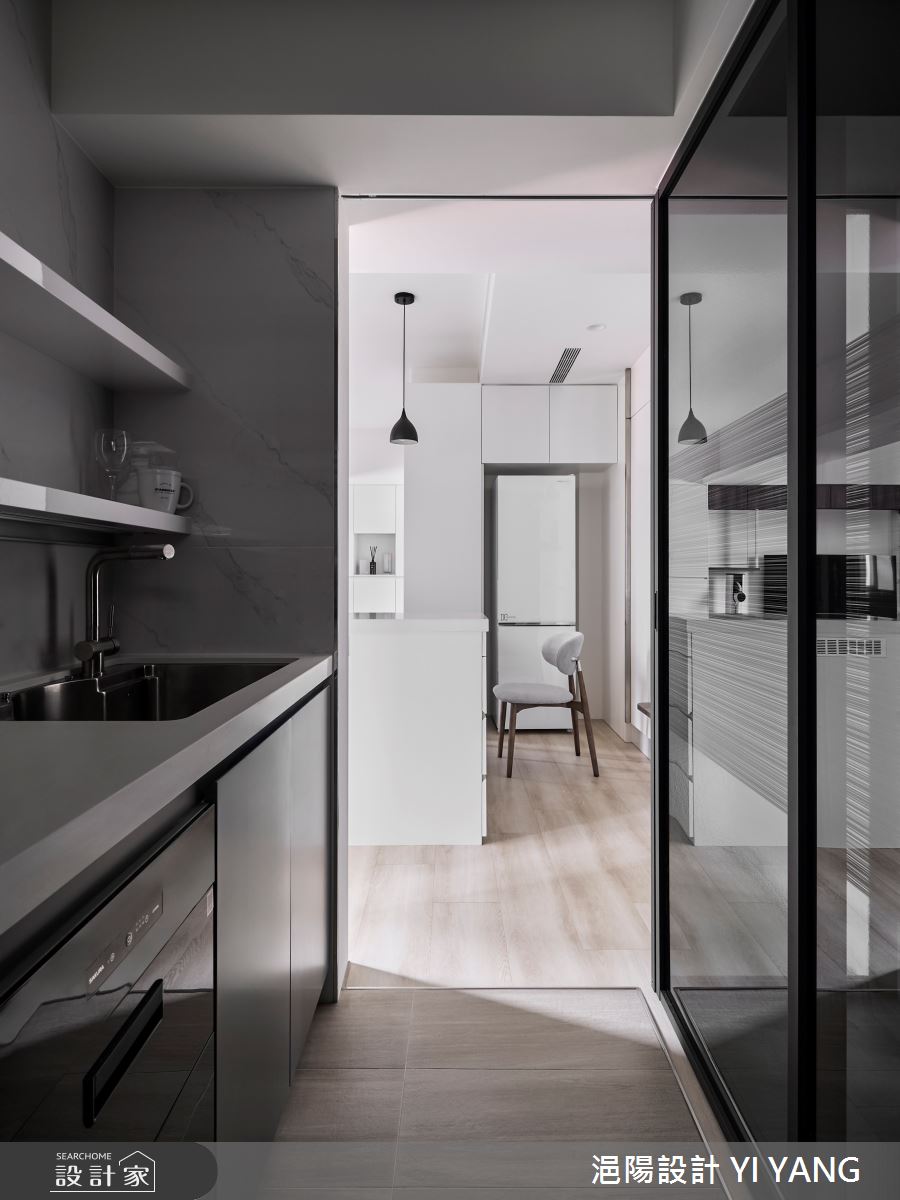 20坪老屋(31~40年)＿現代風廚房案例圖片＿浥陽設計 YI YANG＿浥陽_延續之境｜現代風之10