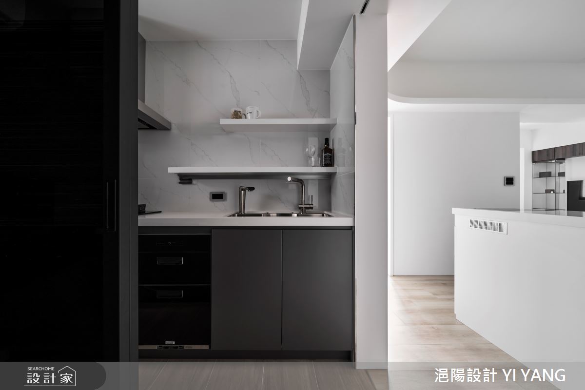 20坪老屋(31~40年)＿現代風廚房中島案例圖片＿浥陽設計 YI YANG＿浥陽_延續之境｜現代風之9