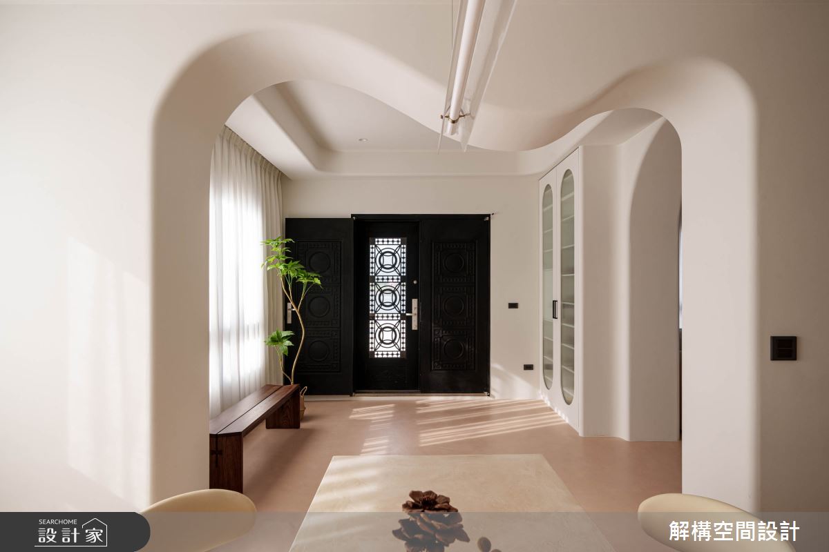 90坪新成屋(5年以下)＿混搭風玄關餐廳案例圖片＿解構空間設計＿解構_02之3