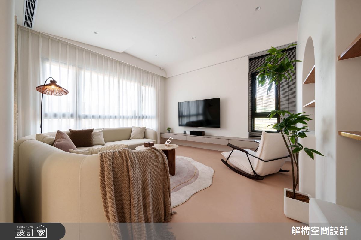 90坪新成屋(5年以下)＿混搭風客廳案例圖片＿解構空間設計＿解構_02之7