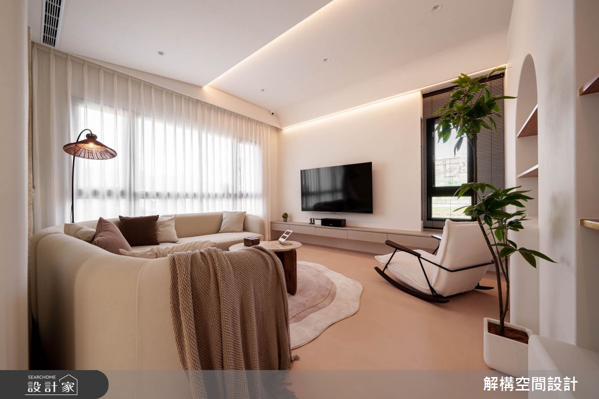 90坪新成屋(5年以下)＿混搭風客廳案例圖片＿解構空間設計＿解構_02之3126