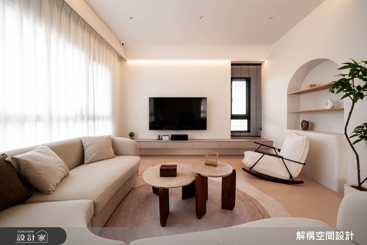 90坪新成屋(5年以下)＿混搭風客廳案例圖片＿解構空間設計＿解構_02之15