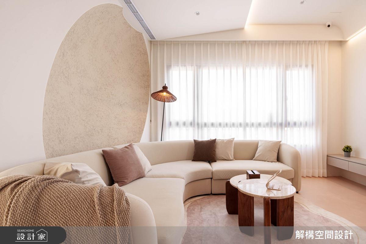 90坪新成屋(5年以下)＿混搭風客廳案例圖片＿解構空間設計＿解構_02之13