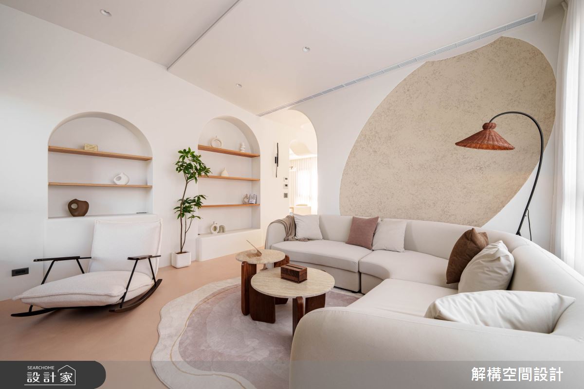 90坪新成屋(5年以下)＿混搭風客廳案例圖片＿解構空間設計＿解構_02之12
