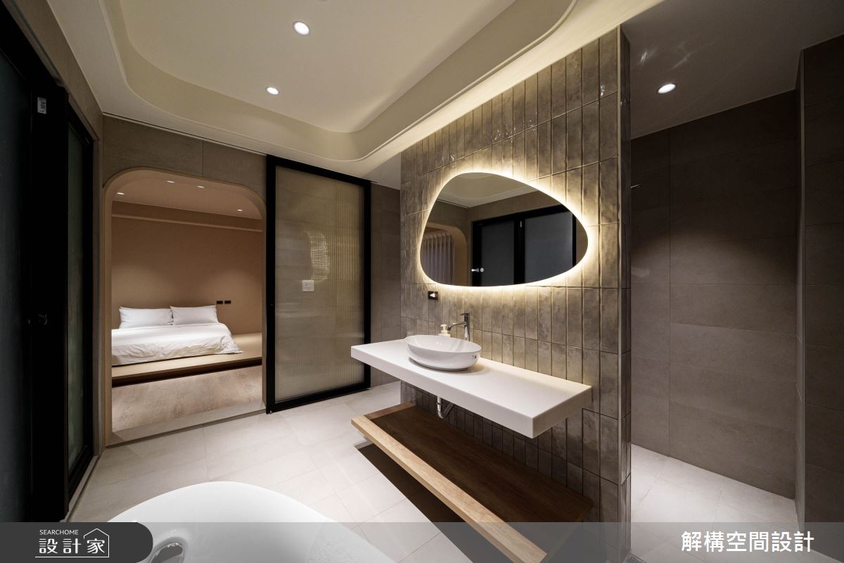 90坪新成屋(5年以下)＿混搭風臥室浴室案例圖片＿解構空間設計＿解構_02之41