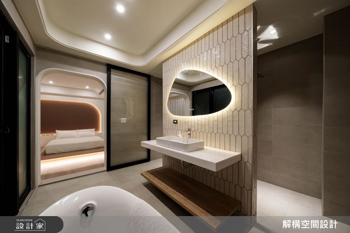90坪新成屋(5年以下)＿混搭風臥室浴室案例圖片＿解構空間設計＿解構_02之47