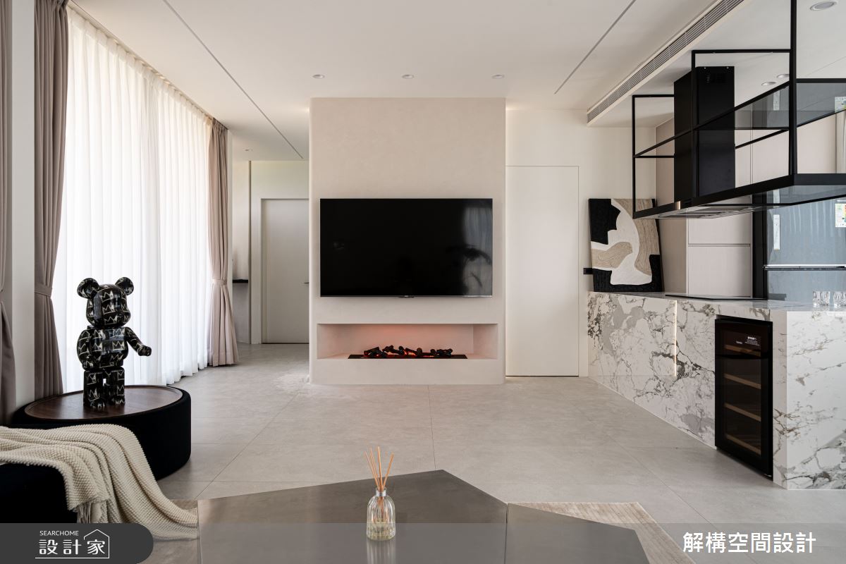 48坪毛胚屋＿現代風客廳中島案例圖片＿解構空間設計＿解構_03之5
