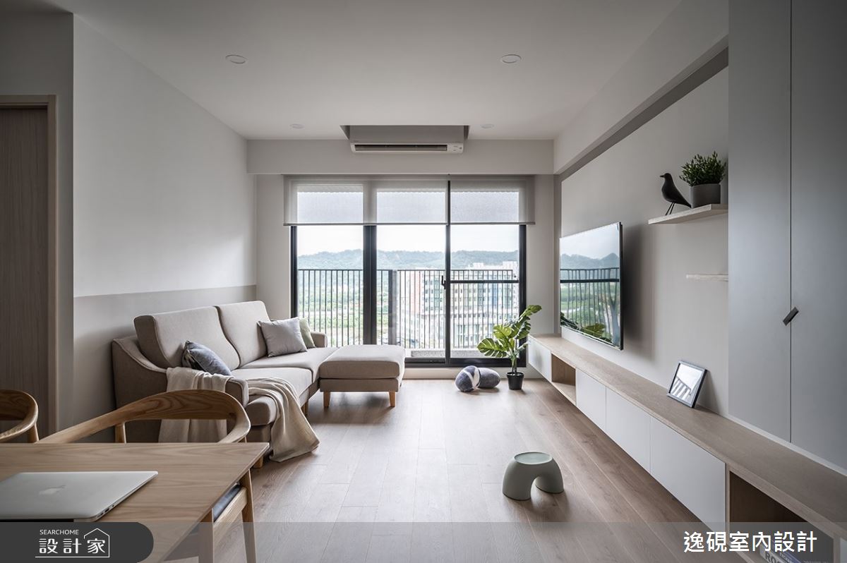 22坪新成屋(5年以下)＿北歐風客廳餐廳案例圖片＿逸硯室內設計＿逸硯_01.新竹｜這些時光之8