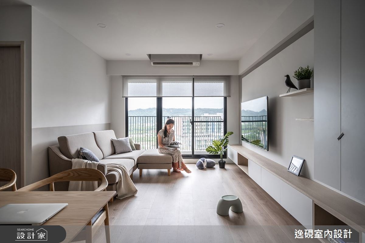 22坪新成屋(5年以下)＿北歐風客廳餐廳案例圖片＿逸硯室內設計＿逸硯_01.新竹｜這些時光之9