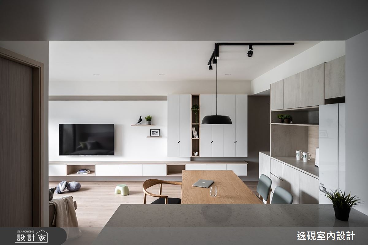 22坪新成屋(5年以下)＿北歐風餐廳吧檯案例圖片＿逸硯室內設計＿逸硯_01.新竹｜這些時光之17