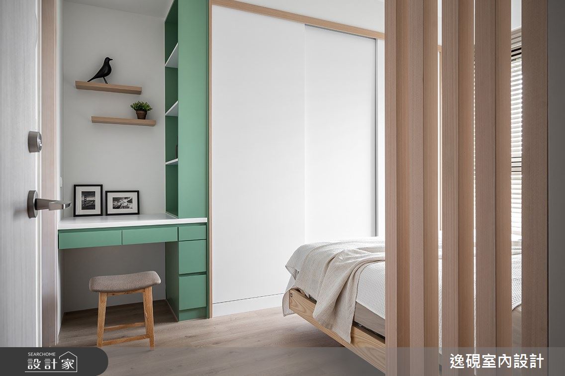 22坪新成屋(5年以下)＿北歐風臥室案例圖片＿逸硯室內設計＿逸硯_01.新竹｜這些時光之23