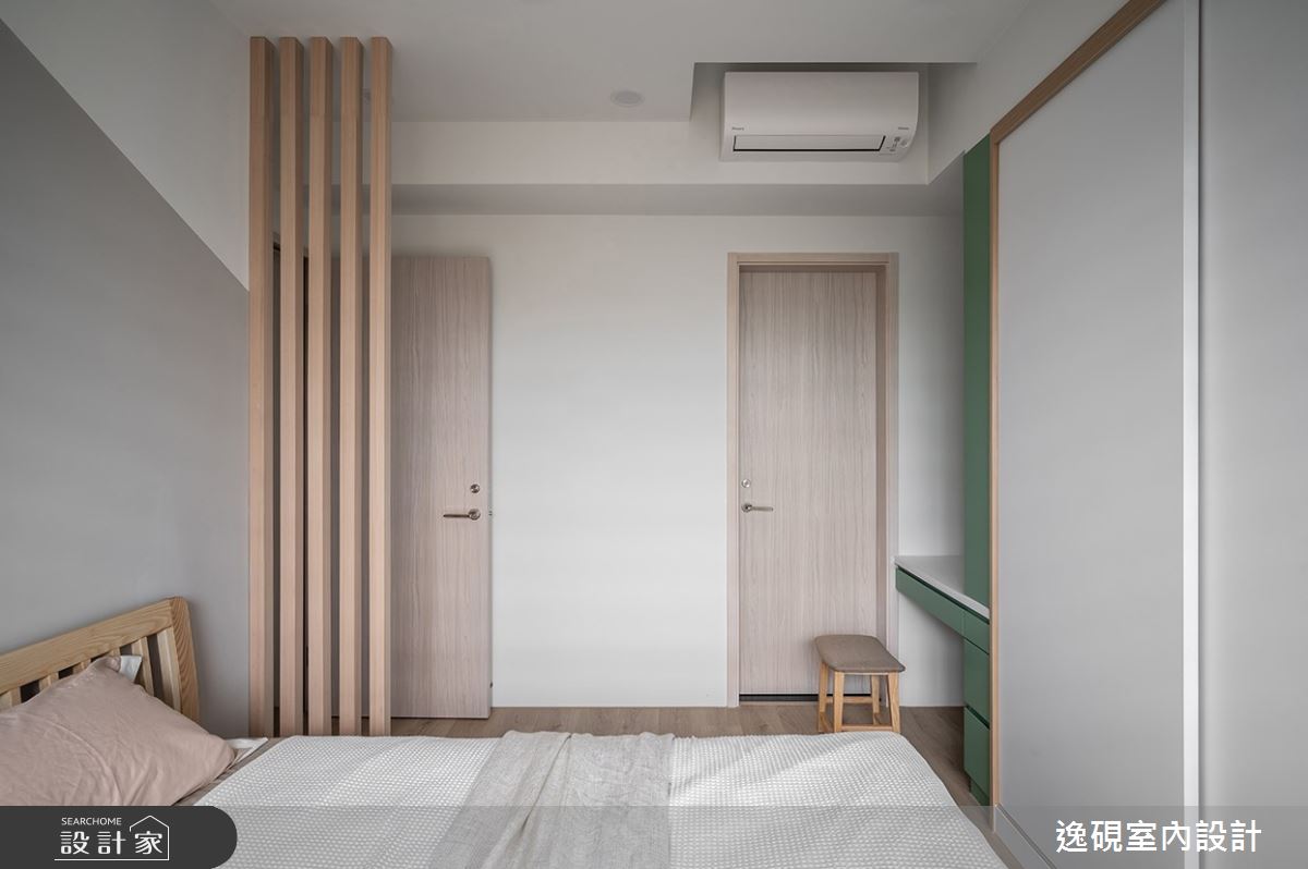 22坪新成屋(5年以下)＿北歐風臥室案例圖片＿逸硯室內設計＿逸硯_01.新竹｜這些時光之28