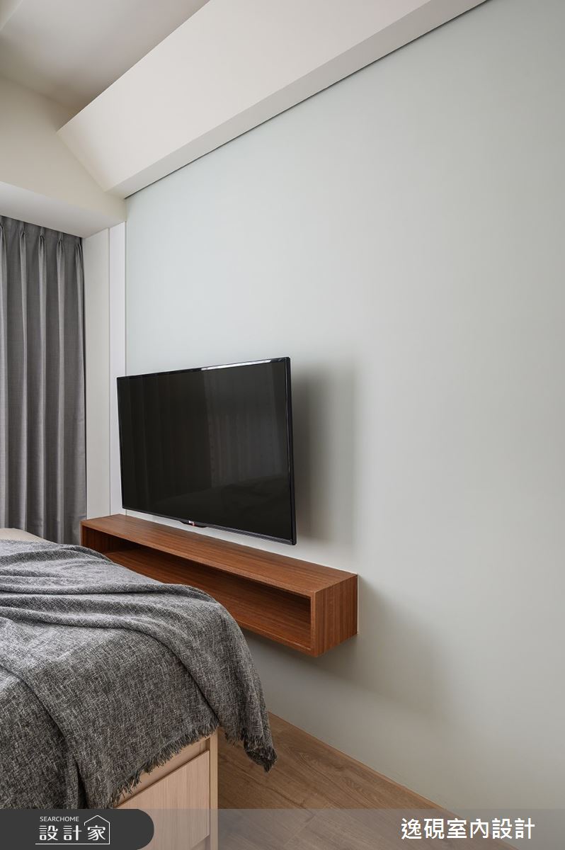 16坪新成屋(5年以下)＿北歐風臥室案例圖片＿逸硯室內設計＿逸硯_02.新竹｜跳格子之24