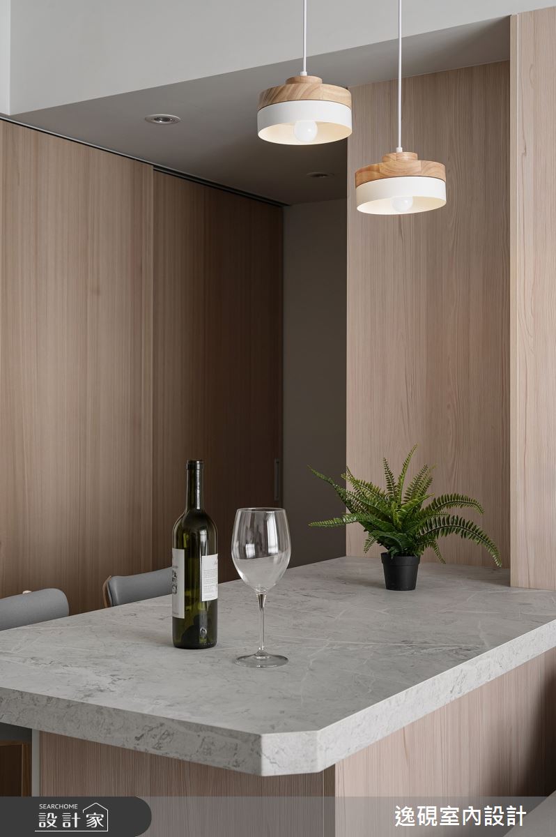 新成屋(5年以下)＿北歐風餐廳吧檯案例圖片＿逸硯室內設計＿逸硯_03.台北｜你的名字之8