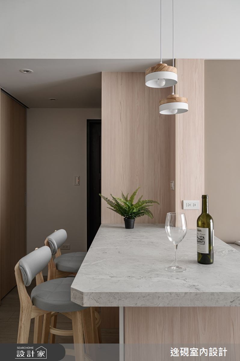 新成屋(5年以下)＿北歐風餐廳吧檯案例圖片＿逸硯室內設計＿逸硯_03.台北｜你的名字之9