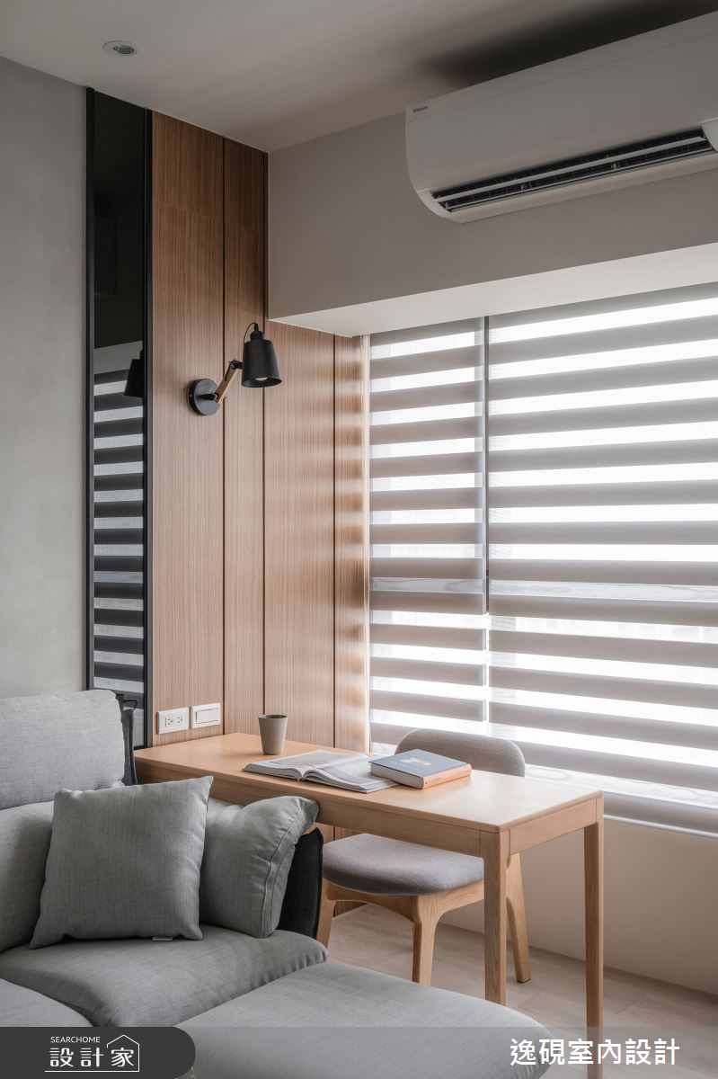 15坪新成屋(5年以下)＿日式簡約風客廳案例圖片＿逸硯室內設計＿逸硯_04.新竹｜靜謐之境之14