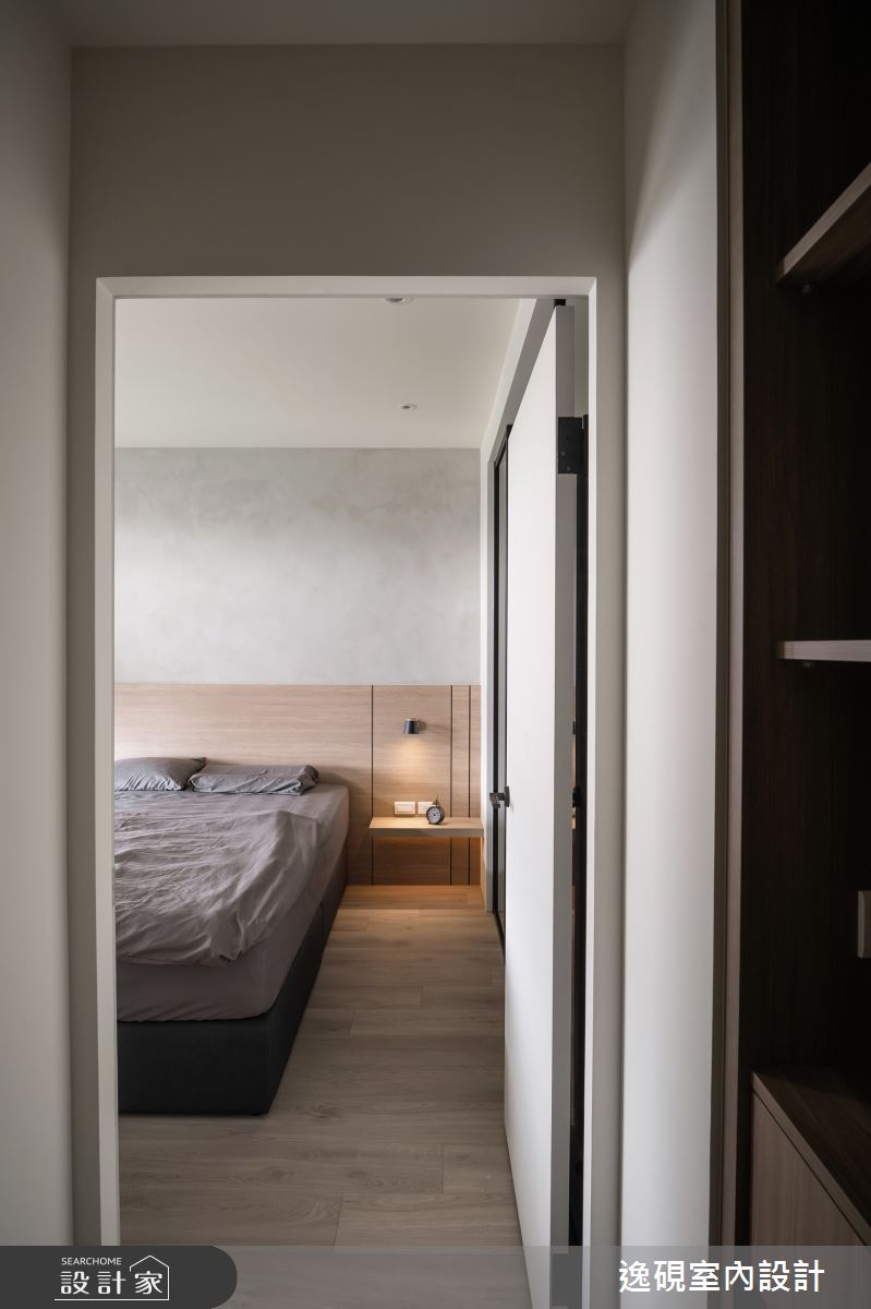 15坪新成屋(5年以下)＿日式簡約風臥室案例圖片＿逸硯室內設計＿逸硯_04.新竹｜靜謐之境之28