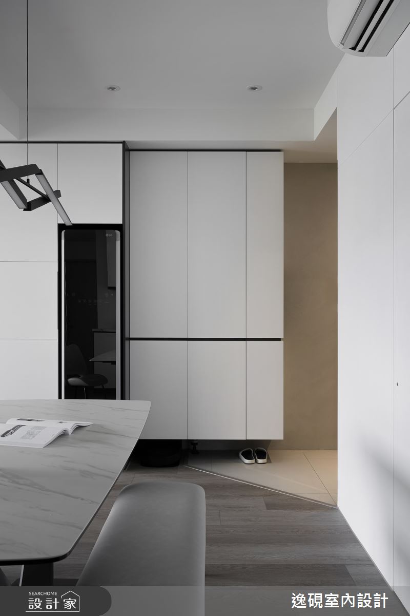新成屋(5年以下)＿現代風玄關餐廳案例圖片＿逸硯室內設計＿逸硯_05.桃園｜Classic之4