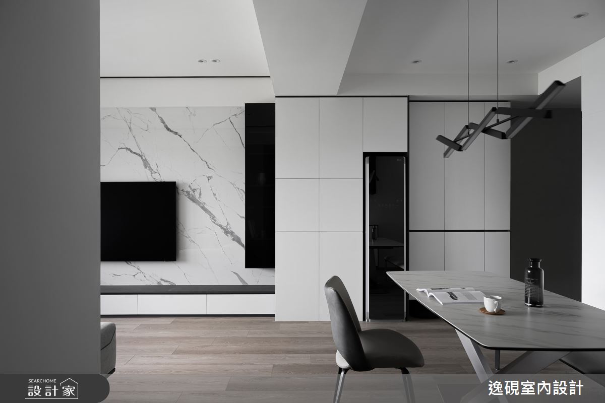 新成屋(5年以下)＿現代風客廳餐廳案例圖片＿逸硯室內設計＿逸硯_05.桃園｜Classic之12