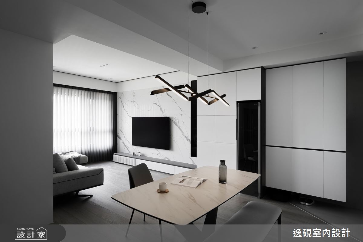 新成屋(5年以下)＿現代風客廳餐廳案例圖片＿逸硯室內設計＿逸硯_05.桃園｜Classic之16