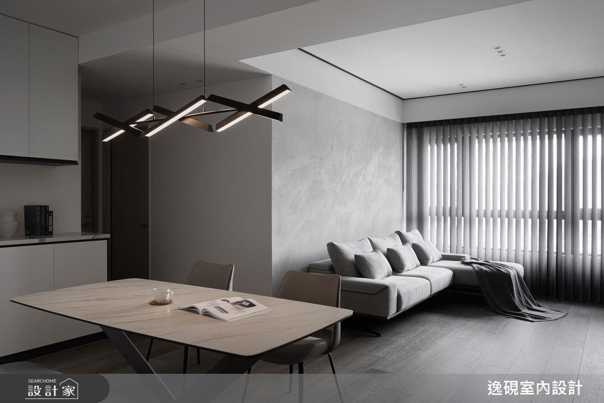 新成屋(5年以下)＿現代風客廳餐廳案例圖片＿逸硯室內設計＿逸硯_05.桃園｜Classic之19