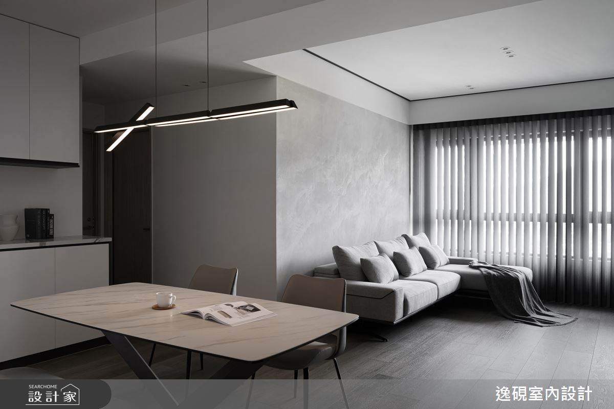 新成屋(5年以下)＿現代風客廳餐廳案例圖片＿逸硯室內設計＿逸硯_05.桃園｜Classic之20