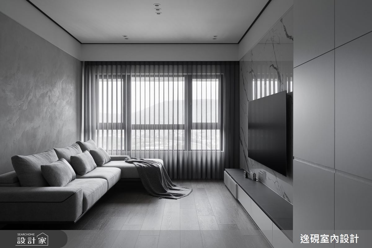 新成屋(5年以下)＿現代風客廳案例圖片＿逸硯室內設計＿逸硯_05.桃園｜Classic之24