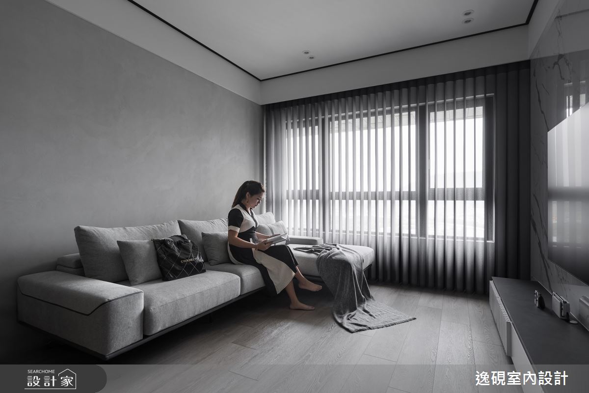 新成屋(5年以下)＿現代風客廳案例圖片＿逸硯室內設計＿逸硯_05.桃園｜Classic之27