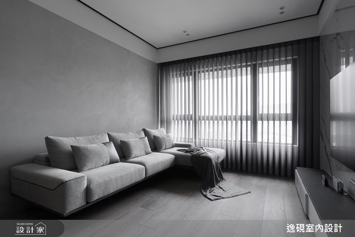新成屋(5年以下)＿現代風客廳案例圖片＿逸硯室內設計＿逸硯_05.桃園｜Classic之26