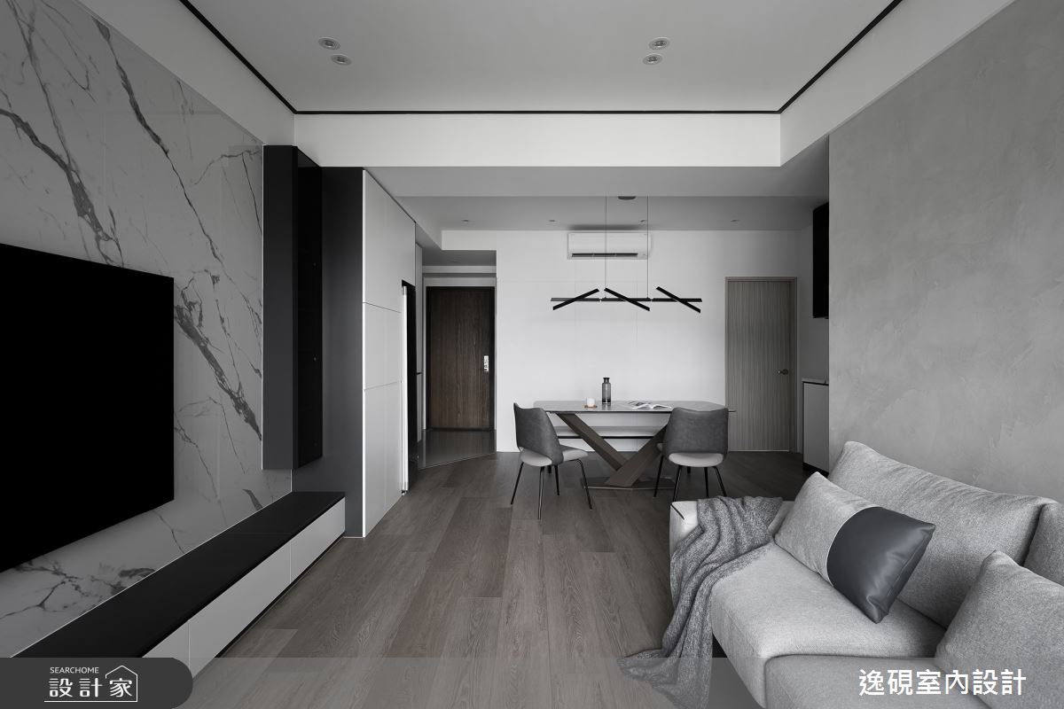 新成屋(5年以下)＿現代風玄關客廳餐廳案例圖片＿逸硯室內設計＿逸硯_05.桃園｜Classic之29