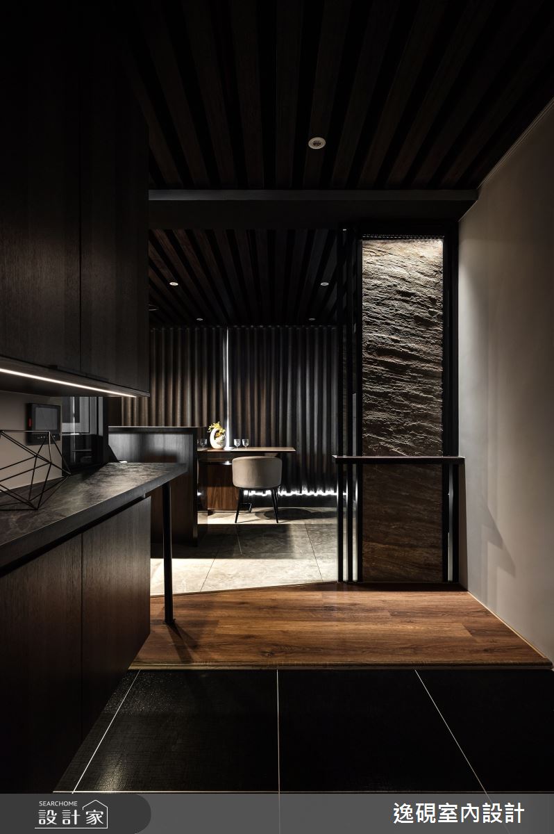 45坪新成屋(5年以下)＿現代風玄關案例圖片＿逸硯室內設計＿逸硯_06.新竹｜迴廊之1