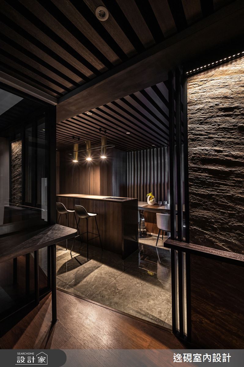 45坪新成屋(5年以下)＿現代風中島案例圖片＿逸硯室內設計＿逸硯_06.新竹｜迴廊之3