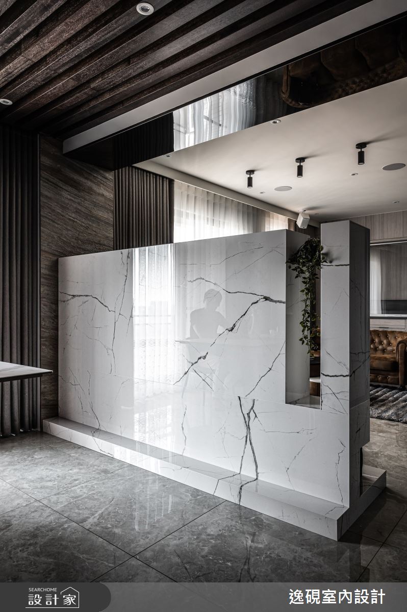 45坪新成屋(5年以下)＿現代風客廳案例圖片＿逸硯室內設計＿逸硯_06.新竹｜迴廊之11