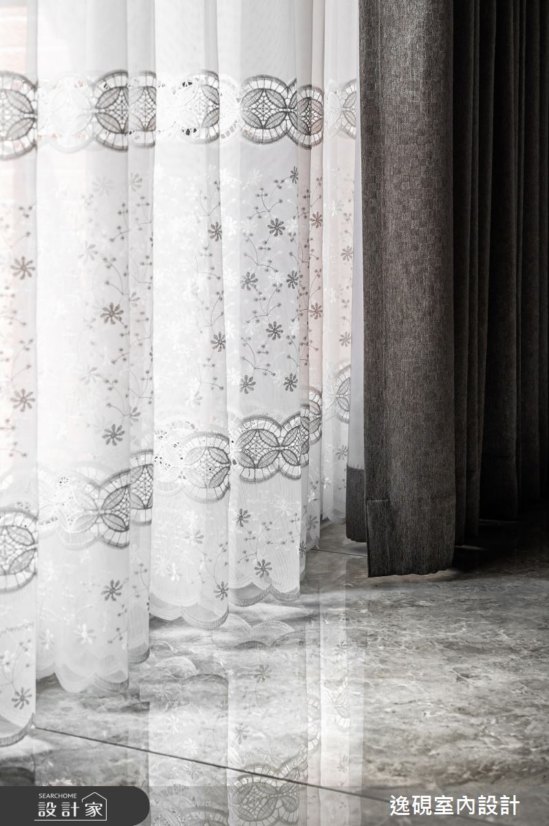 45坪新成屋(5年以下)＿現代風客廳案例圖片＿逸硯室內設計＿逸硯_06.新竹｜迴廊之13