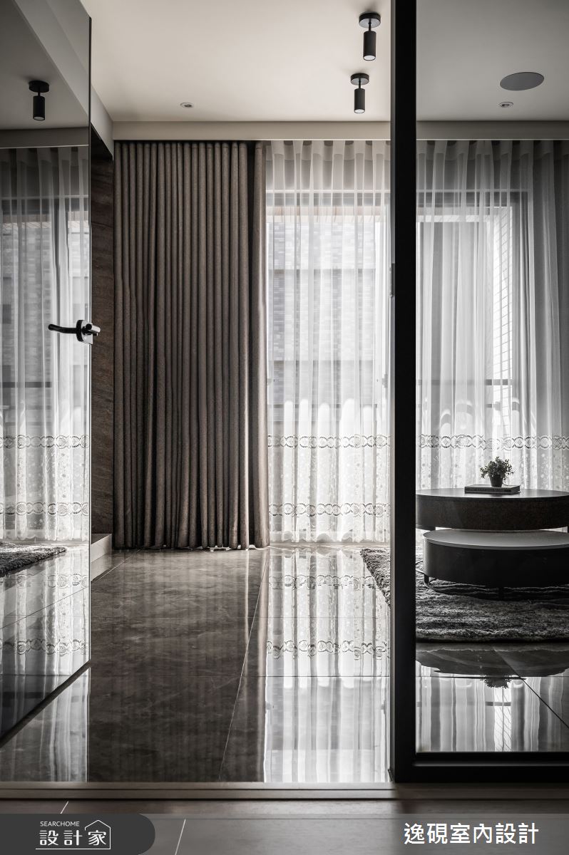 45坪新成屋(5年以下)＿現代風客廳案例圖片＿逸硯室內設計＿逸硯_06.新竹｜迴廊之12