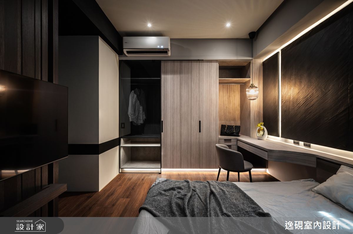 45坪新成屋(5年以下)＿現代風臥室案例圖片＿逸硯室內設計＿逸硯_06.新竹｜迴廊之18