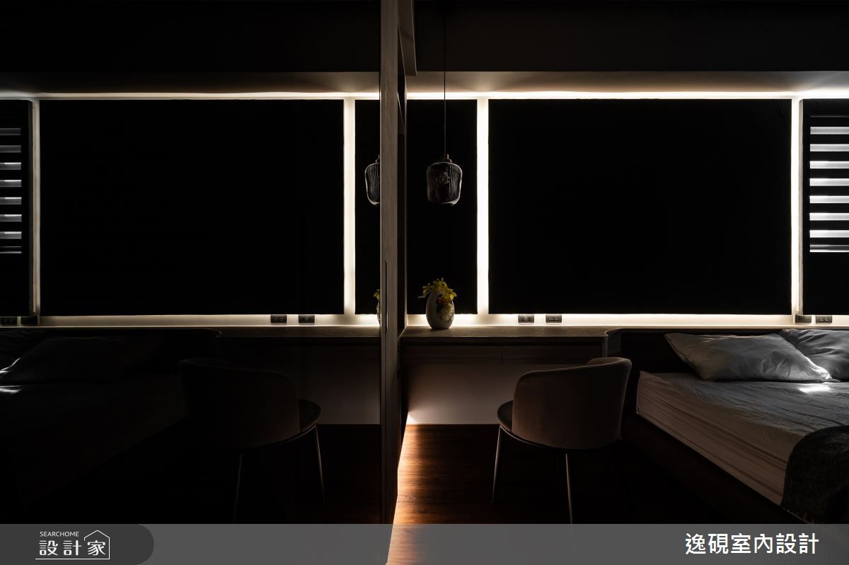 45坪新成屋(5年以下)＿現代風臥室案例圖片＿逸硯室內設計＿逸硯_06.新竹｜迴廊之20