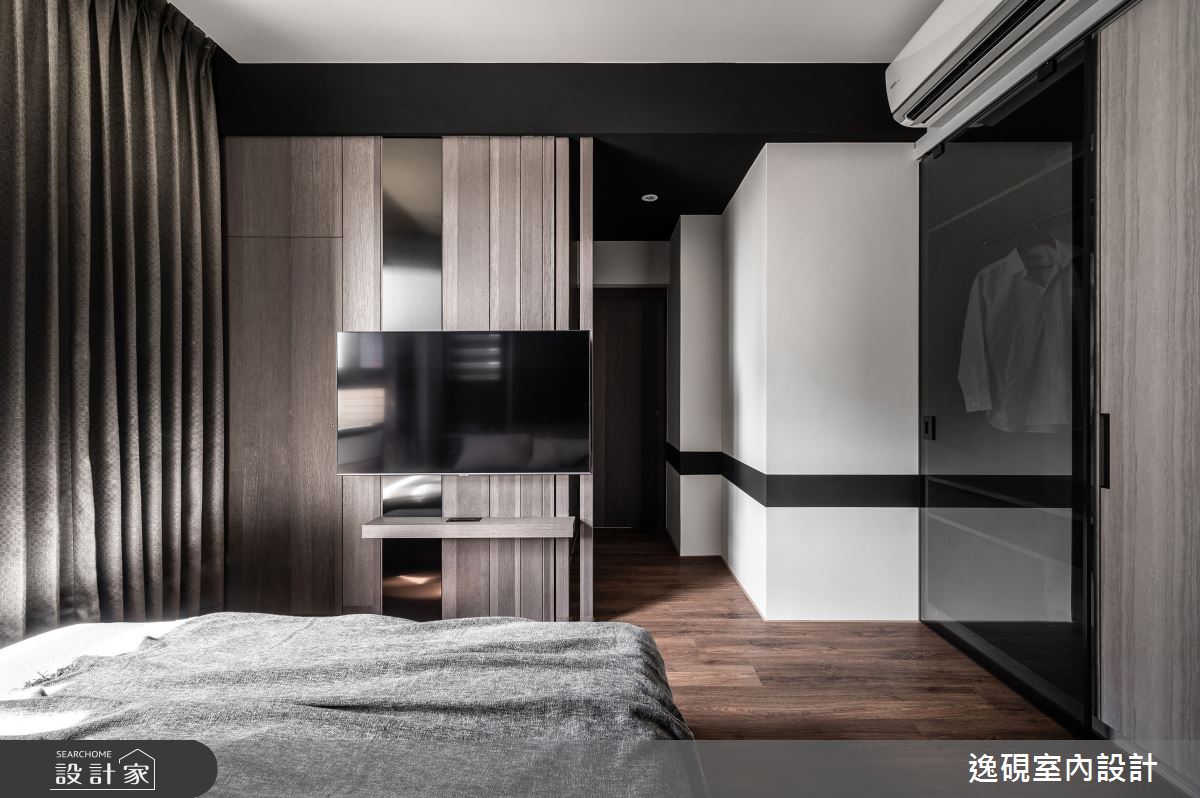 45坪新成屋(5年以下)＿現代風臥室案例圖片＿逸硯室內設計＿逸硯_06.新竹｜迴廊之21