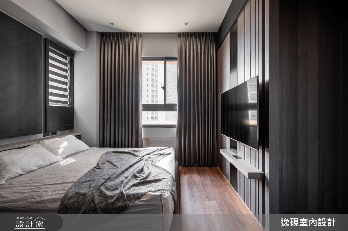 45坪新成屋(5年以下)＿現代風臥室案例圖片＿逸硯室內設計＿逸硯_06.新竹｜迴廊之24