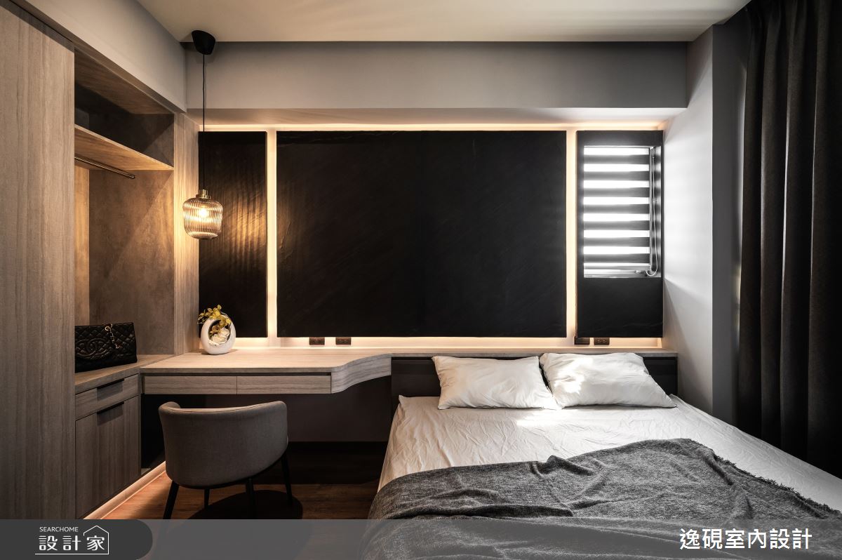 45坪新成屋(5年以下)＿現代風臥室案例圖片＿逸硯室內設計＿逸硯_06.新竹｜迴廊之25