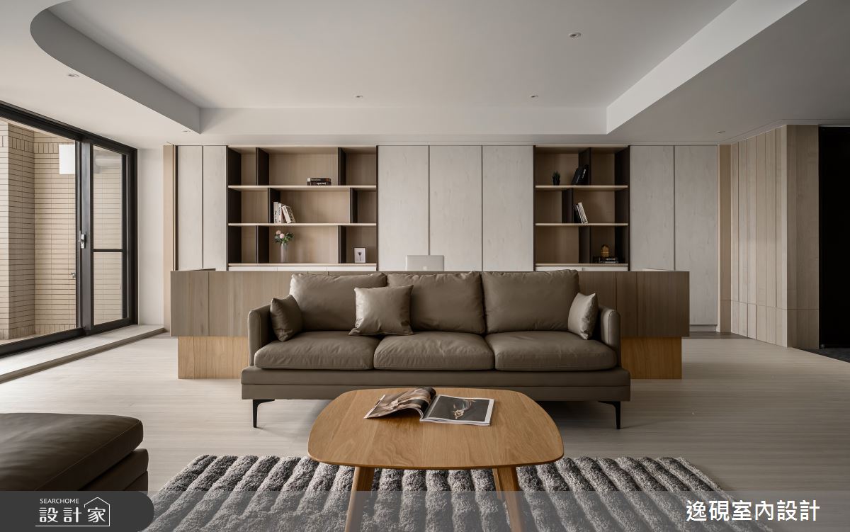 45坪新成屋(5年以下)＿新中式典雅風客廳書房案例圖片＿逸硯室內設計＿逸硯_07.新竹｜水墨之境之12