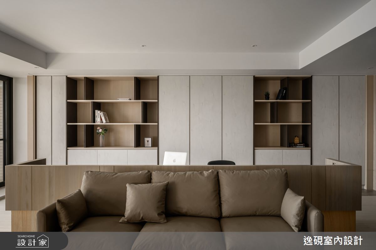 45坪新成屋(5年以下)＿新中式典雅風客廳書房案例圖片＿逸硯室內設計＿逸硯_07.新竹｜水墨之境之14