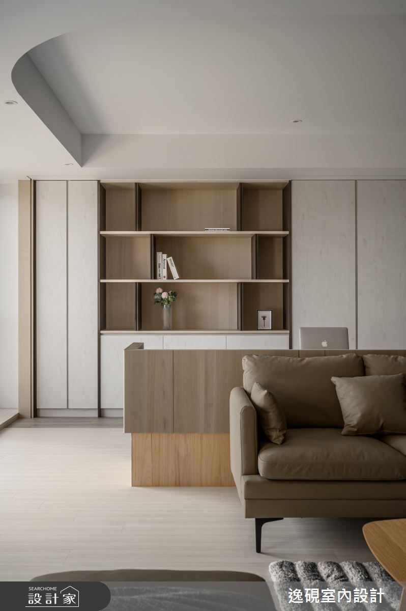 45坪新成屋(5年以下)＿新中式典雅風客廳書房案例圖片＿逸硯室內設計＿逸硯_07.新竹｜水墨之境之16